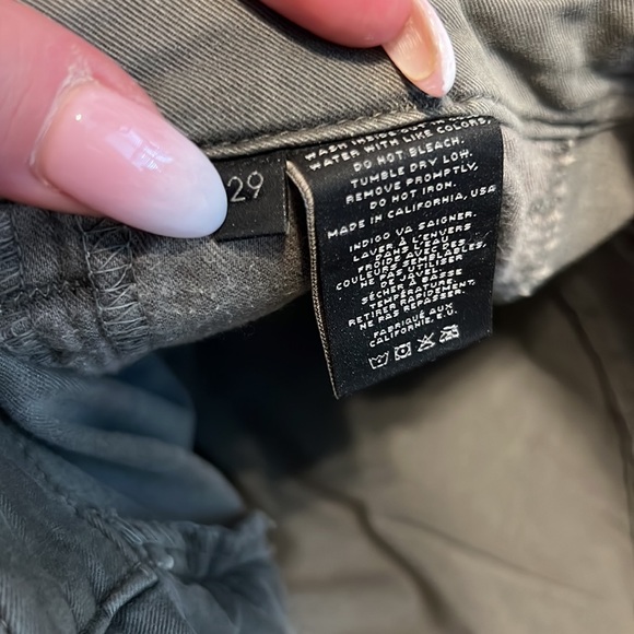 J Brand Maverick Low Rise Cargo Skinny Jeans in Vintage Armadillo Olive - Picture 12 of 16